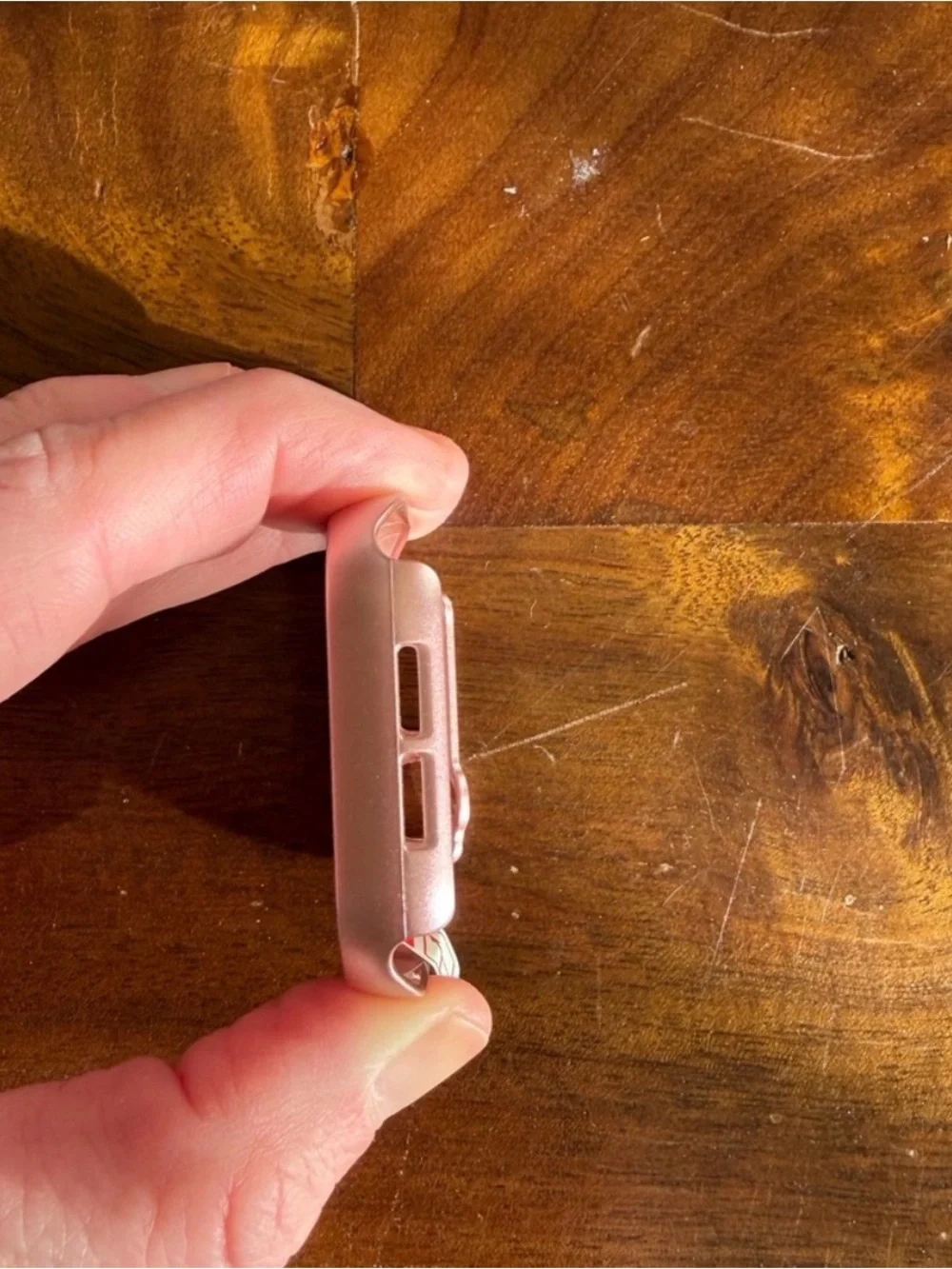 Pink Metallic Smartwatch Case